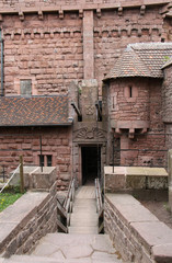 Fototapeta na wymiar Château du Haut-Koenigsbourg Alsace France 