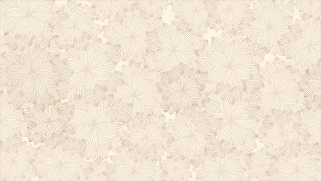 Flowers background, Video animation, HD 1080