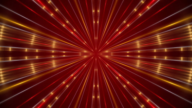red  abstract background, kaleidoscope light, loop