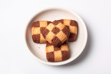 Creamy and chocolate cookies