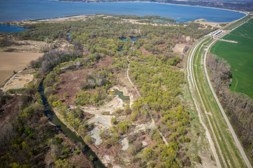 Aerial view of Nysa Poalnd