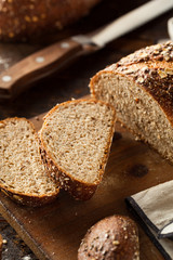 Organic Homemade Whole Wheat Bread