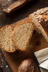 Organic Homemade Whole Wheat Bread