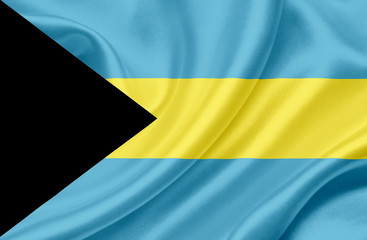 Bahamas waving flag