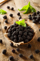 Fresh Raw Organic Blackberries