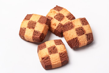 Creamy and chocolate cookies