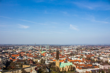 Fototapeta na wymiar Bielefeld von oben