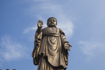 Fototapeta premium Jiangsu city in Wuxi province Grand Buddha at Lingshan