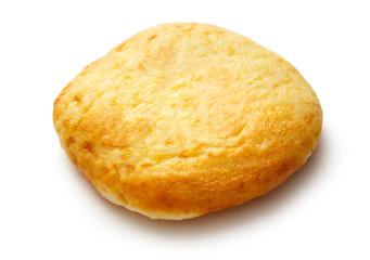 Round sour cream dessert bun