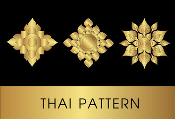 Thai art pattern vector