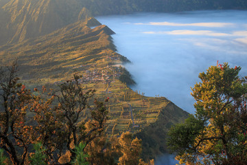 Bromo mountain in the morning time