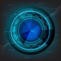 abstract technology background vector design