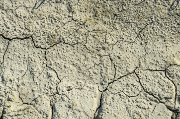 dry cracked earth background