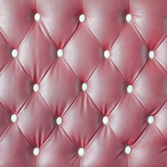 Leather upholstery of a  sofa
