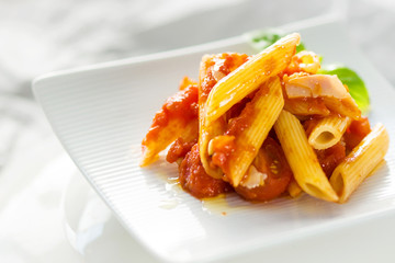 Pasta with tomato 
