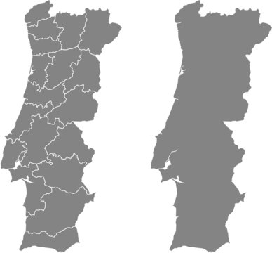 map of Portugal