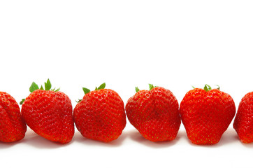 イチゴ　横一列