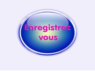 enregistrez-vous, bouton web