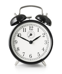 alarm clock isolated with clipping path included