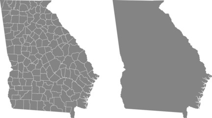 Obraz premium map of Georgia