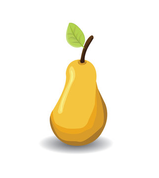 Fruit a ripe pear