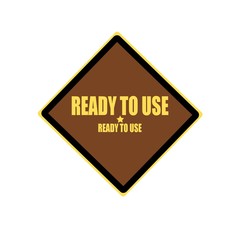 Fototapeta premium Ready to use yellow stamp text on brown background