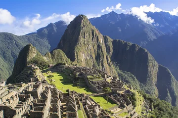 Crédence de cuisine en verre imprimé Machu Picchu インカのマチュピチュ遺跡
