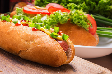 Delicious hot dog for the whole family 