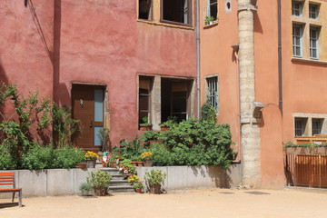 Place de la Basoche à Lyon, France.
