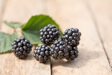 ripe blackberries