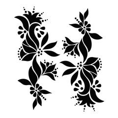Floral pattern. Vector art
