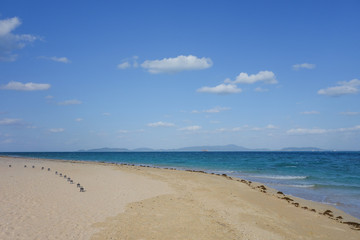 Fototapeta na wymiar 沖縄県　小浜島のビーチ