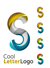 Naklejka premium Letter company logo