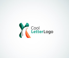 Fototapeta na wymiar Vector letter logo