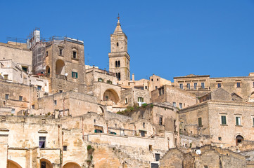Obraz premium Panoramic view of Matera. Basilicata. Italy. 