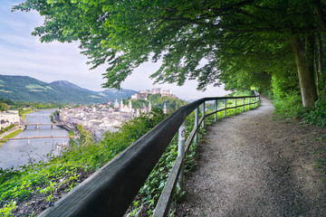 Naklejka na ściany i meble Salzburg Stadt