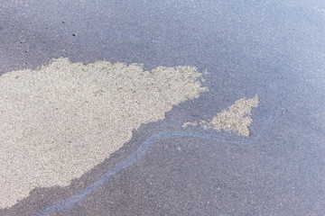 Obraz premium Concrete floor with water