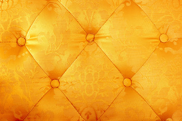 gold fabric silk sofa background