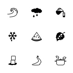 Vector Water icon set