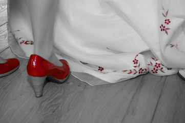 Rote Schuhe 