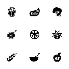 Vector Diet icon set