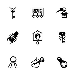 Vector Key icon set