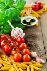 Italian food background