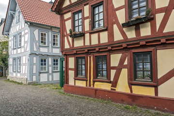 Fachwerkhäuser in Idstein im Taunus
