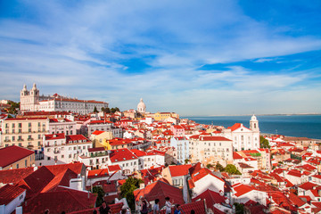 Obraz premium Lisbon Cityscape view, Portugal