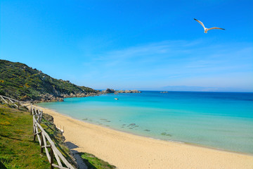 rena bianca shoreline on a clear day