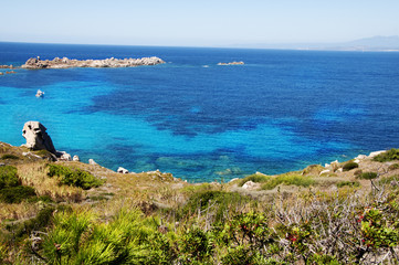 panorama mare azzurro santa teresa di gallura sardegna