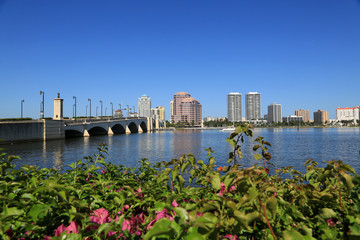 The Royal Park bridge from Palm Beach, Florida