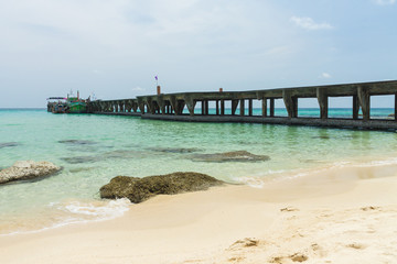 Berths Taphao beach on Koh Kood(Kood island) ,Trat Thailand