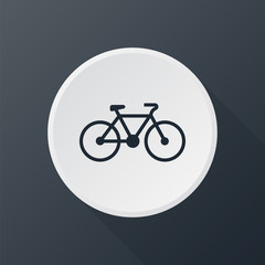 icon bicycle profile